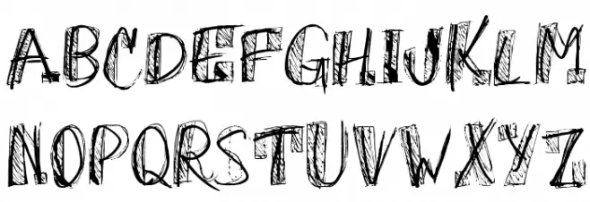 OhGodWhy-Regular Schriftart Kleinbuchstaben