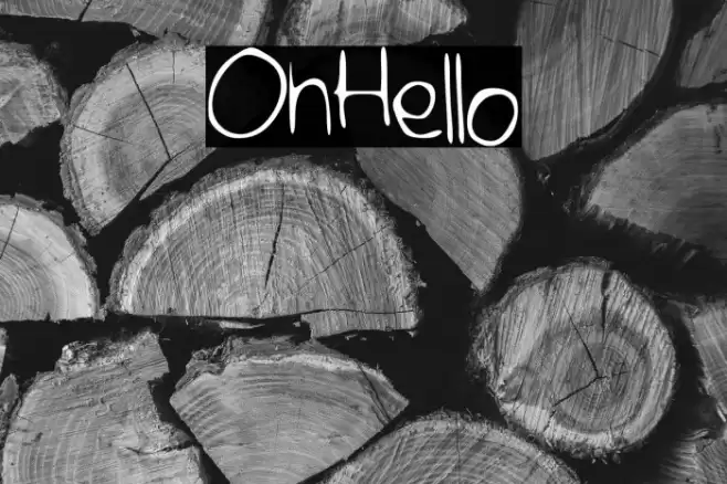 OhHello Font examples