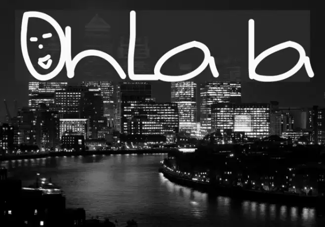 OhLala Font examples