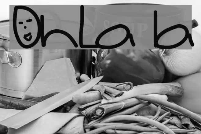 OhLala Font examples