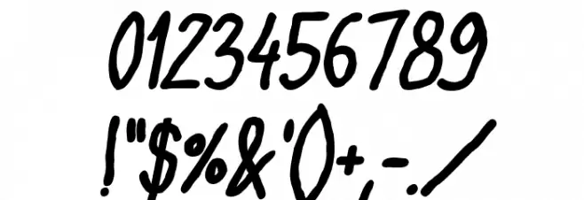 Oh,Maria Bold Italic Font OTHER CHARS