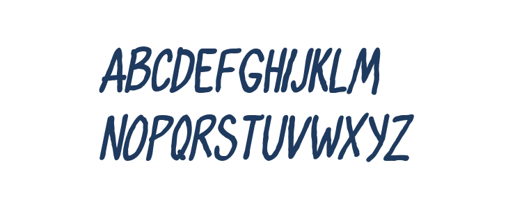 Oh,Maria Bold Italic Lowercase