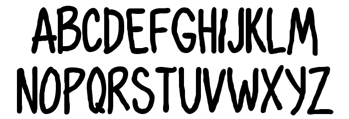 Oh,Maria Bold Font LOWERCASE