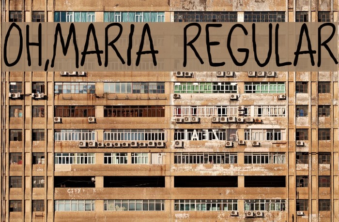 Oh,Maria Regular Example 1