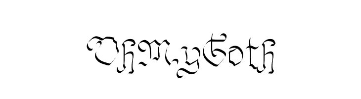 OhMyGoth Font