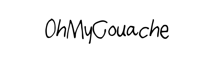 OhMyGouache  Скачать бесплатные шрифты