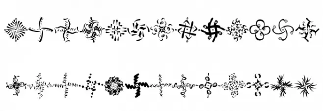 OhRosetta Шрифта ВЕРХНИЙ