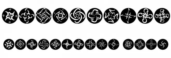 OhRosettaDiscus Font OTHER CHARS