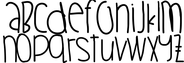 OhStormy Font LOWERCASE