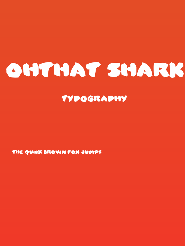 OhThat Shark Poster