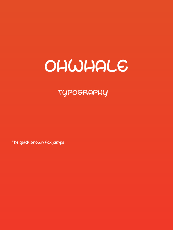OhWhale Poster
