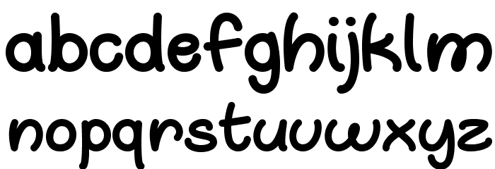 OhWhale Font LOWERCASE