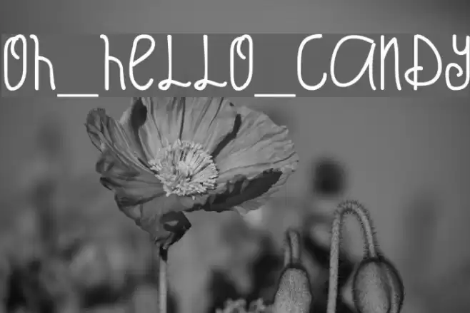 Oh_Hello_Candy Font examples
