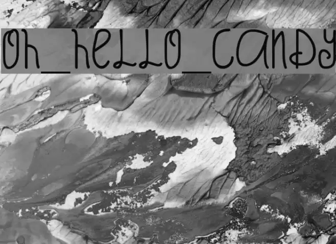 Oh_Hello_Candy Font examples