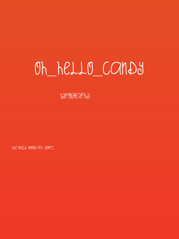 Oh_Hello_Candy Poster