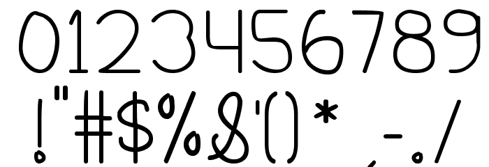 Oh_Hello_Dya Font OTHER CHARS