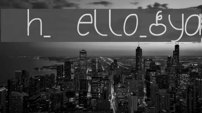 Oh_Hello_Dya फ़ॉन्ट examples