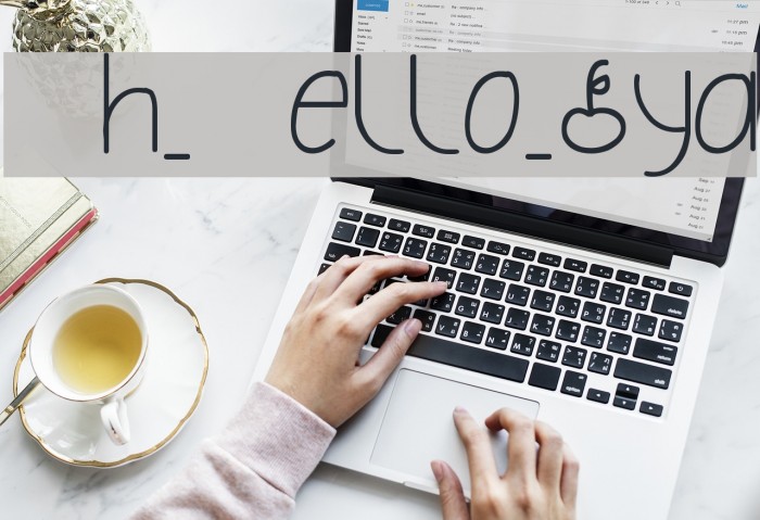 Oh_Hello_Dya Font examples