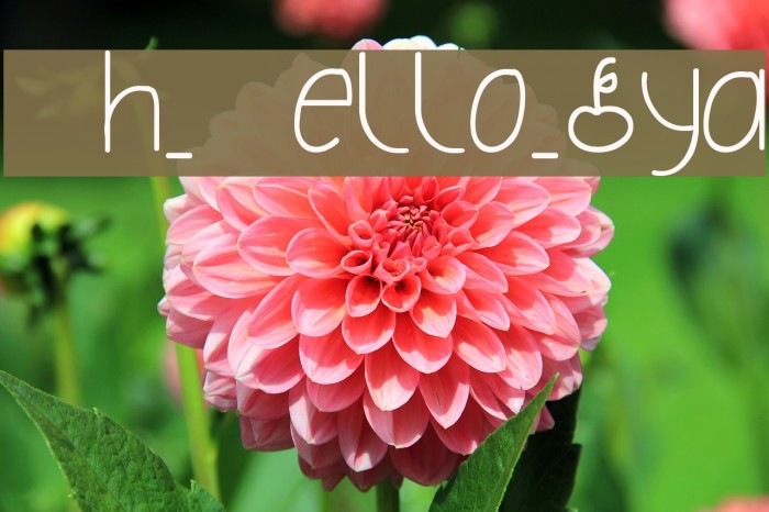 Oh_Hello_Dya Font examples