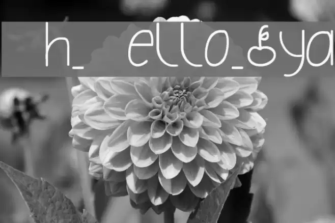 Oh_Hello_Dya फ़ॉन्ट examples