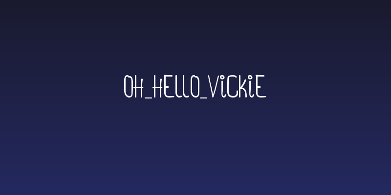Oh_Hello_Vickie Social Header