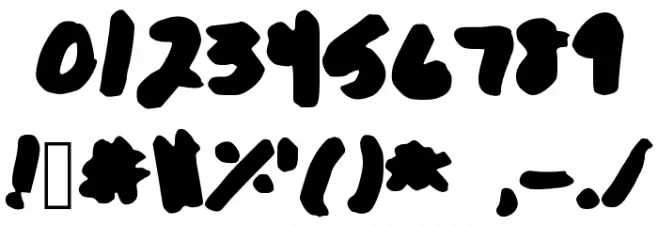 Oh_Snap Font OTHER CHARS