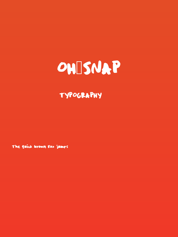 Oh_Snap Poster