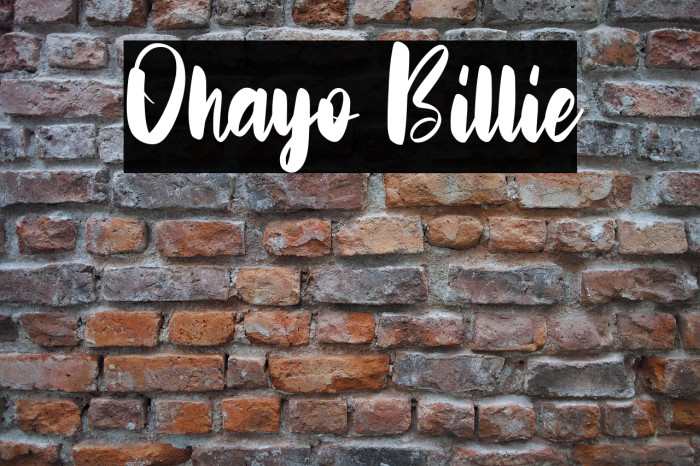 Ohayo Billie Example 1