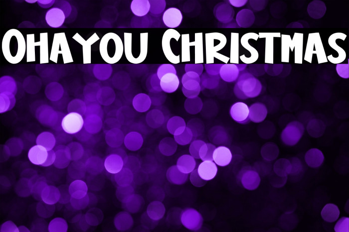 Ohayou Christmas Example 2