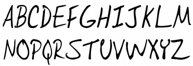 Ohdeesee Schriftart Groß