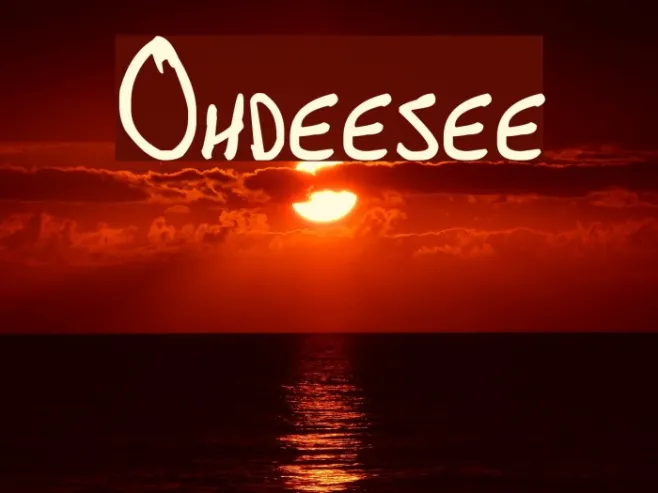 Ohdeesee Example 1