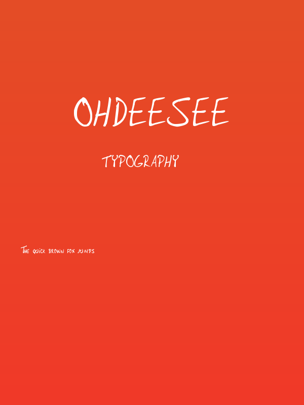 Ohdeesee Poster