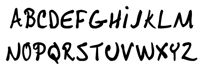 Ohdeesee Font LOWERCASE