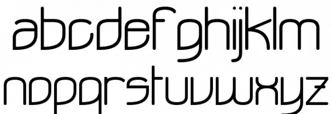 Ohdoad Schriftart Kleinbuchstaben