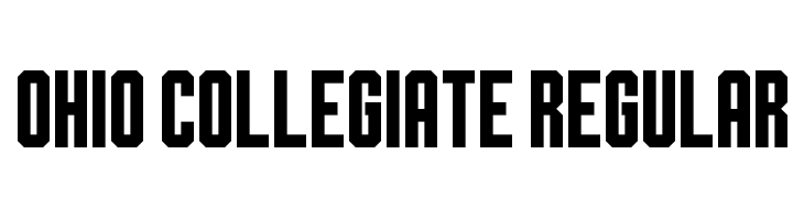 Ohio Collegiate Regular Font