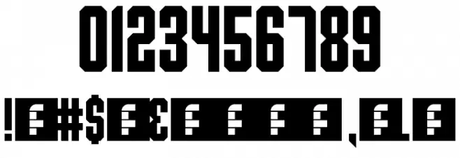 Ohio Collegiate Regular Font OTHER CHARS