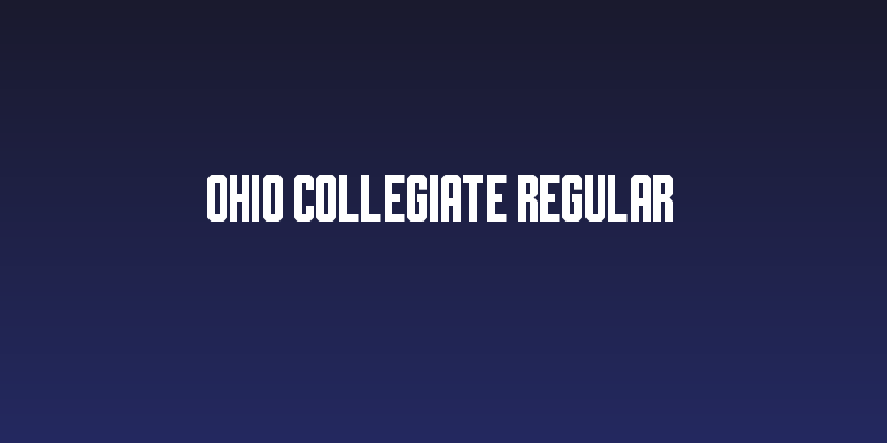 Ohio Collegiate Regular Social Header
