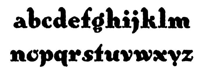 Ohio Kraft Font LOWERCASE