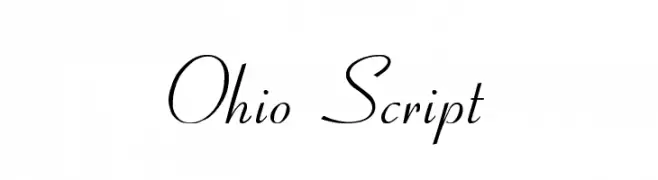 Ohio Script  baixar fontes gratis