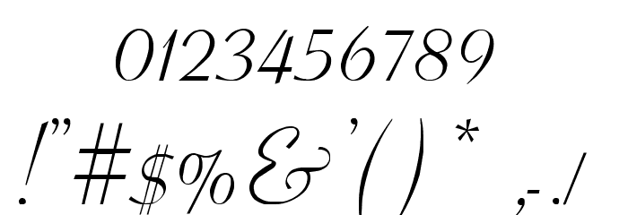 Ohio Script Font OTHER CHARS