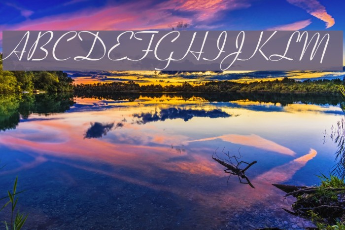 Ohio Script Font examples