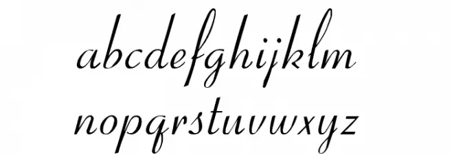 Ohio Script Шрифта строчной