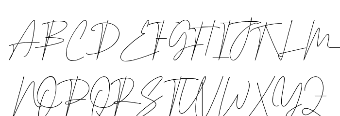 Ohio Signature Demo Script Font UPPERCASE