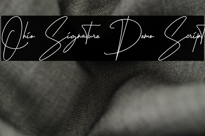 Ohio Signature Demo Script Example 2