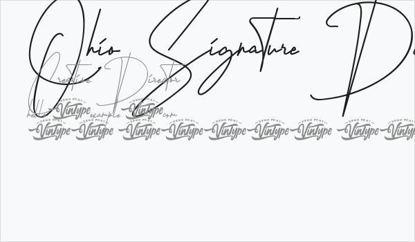 Ohio Signature Demo Script Business Card