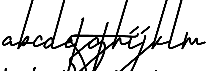 Ohio Signature Demo Script Font LOWERCASE