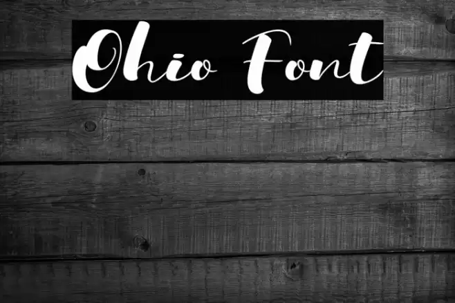 Ohio Font examples