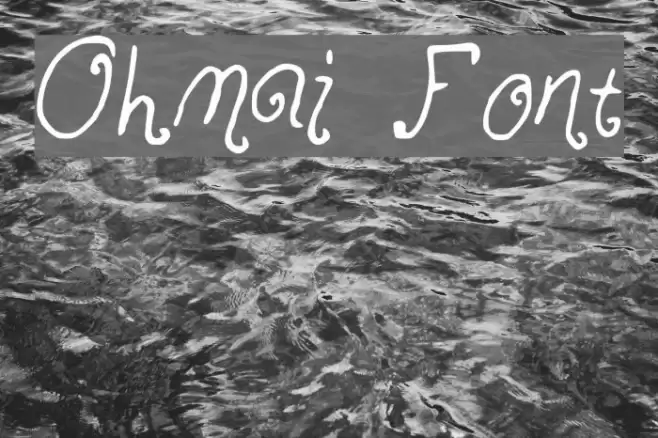 Ohmai Font examples