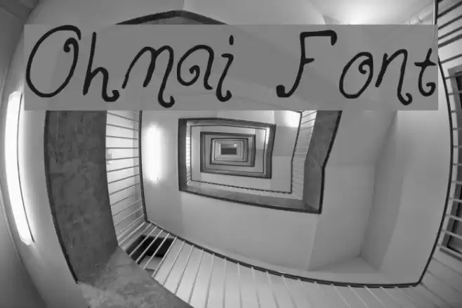 Ohmai Font examples