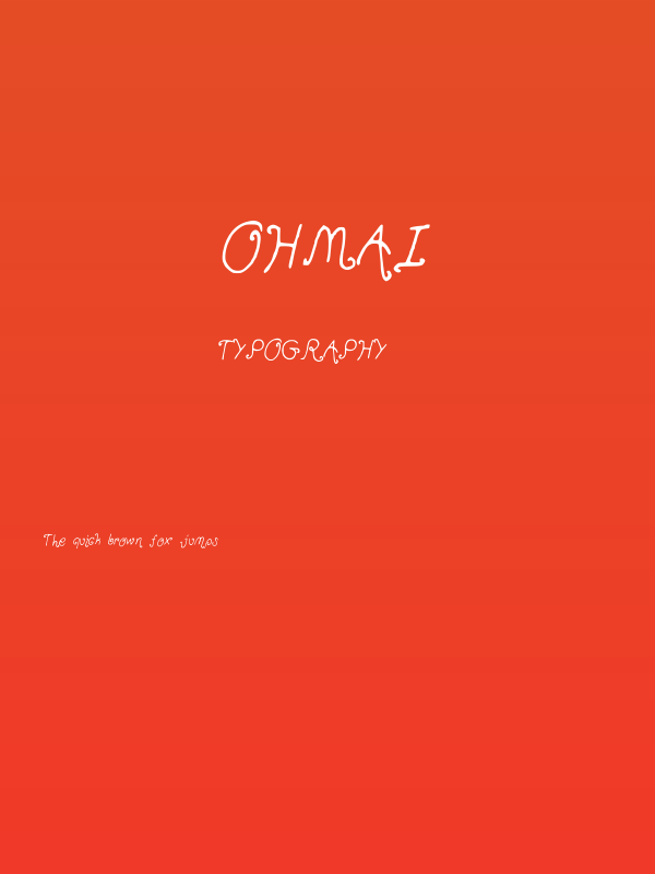 Ohmai Poster